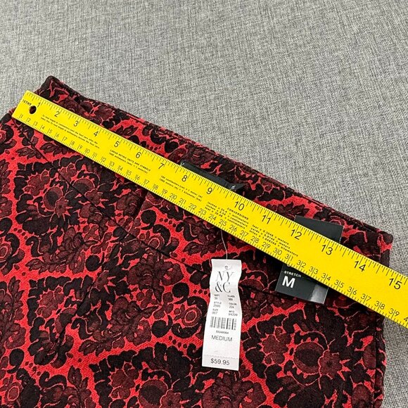 NEW! New York & Company Pull On pants Medium The Whitney High-Waist Slim Leg - Picture 8 of 14